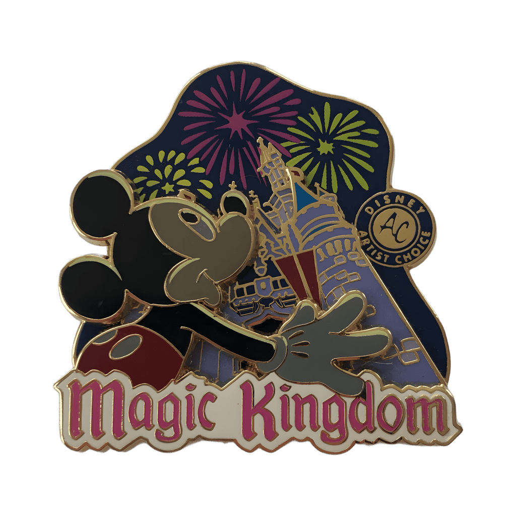 Mickey Mouse Magic Kingdom Fireworks - Cinderella Castle Disney pin
