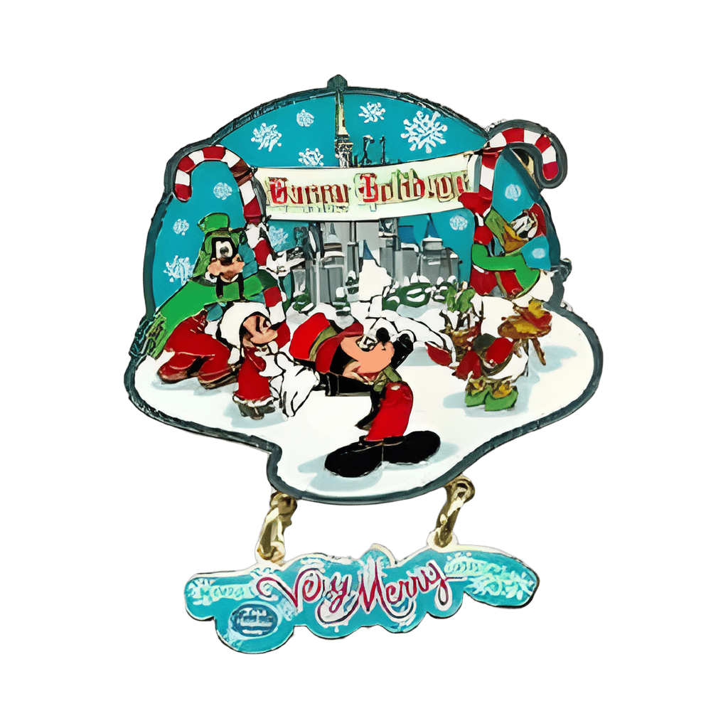 Happy Holidays Disney pin