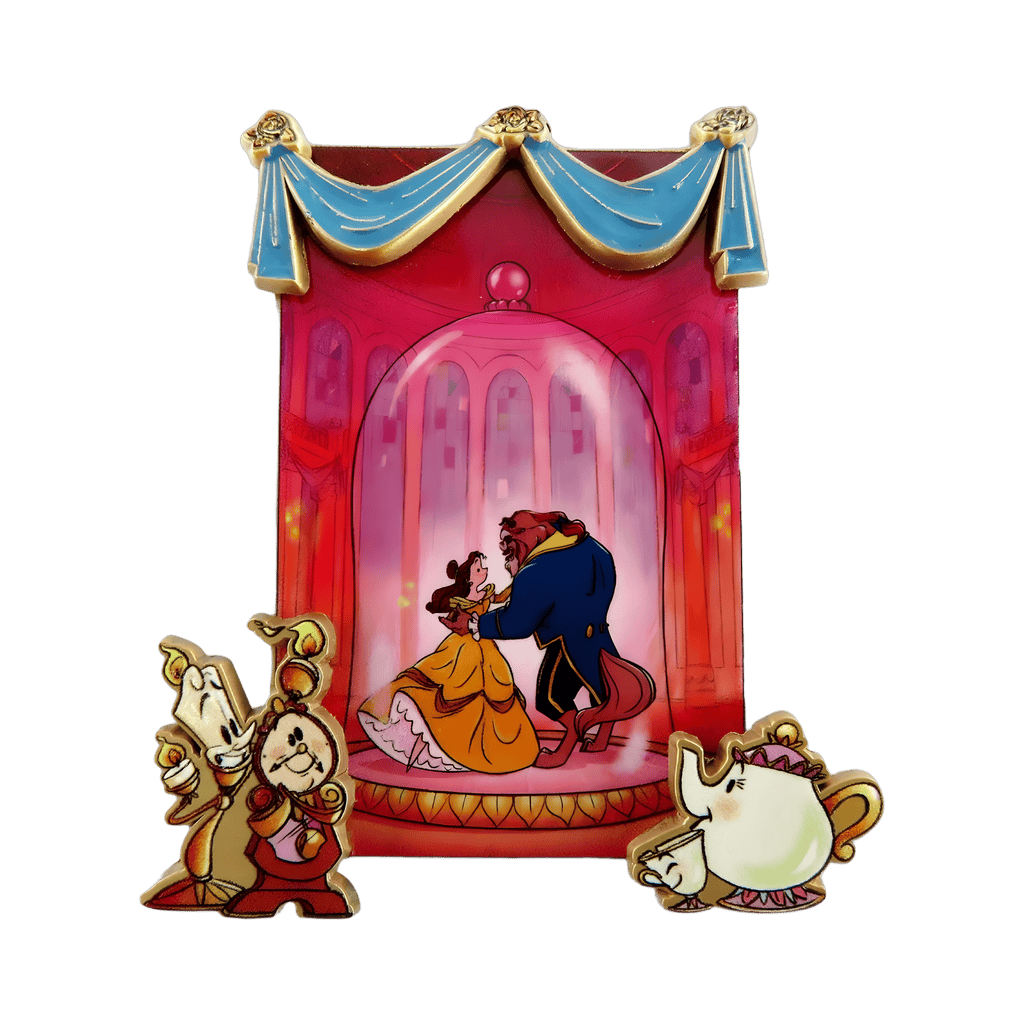 Belle and Beast Disney pin