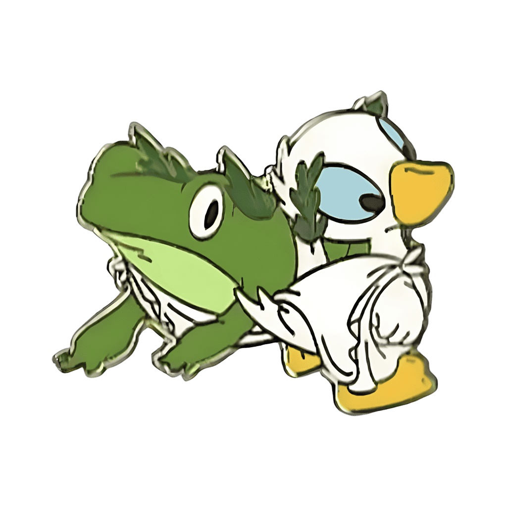 Olympic set - frog and duckling Disney pin