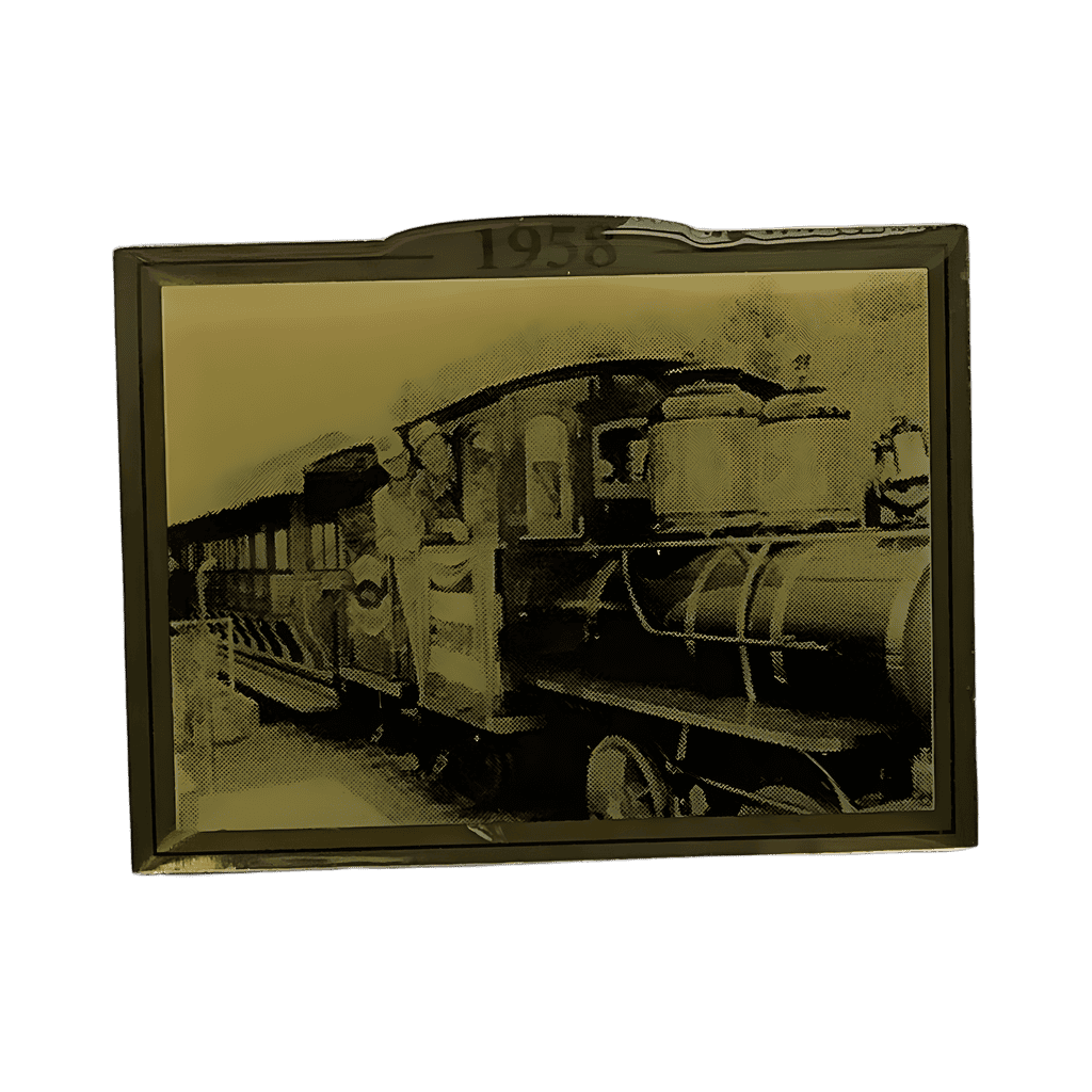Walt Disney and Fred Gurley Ride Train Disney pin