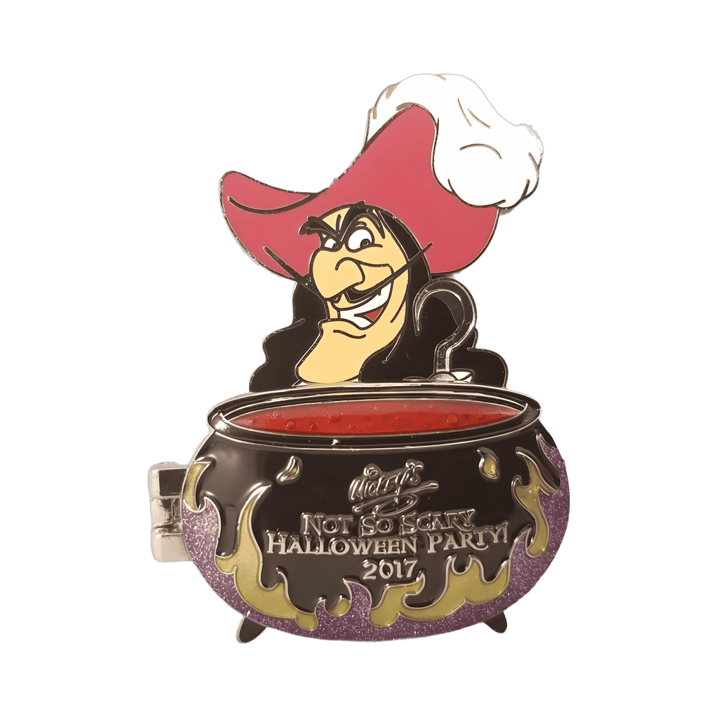 Captain Hook Cauldron Disney pin