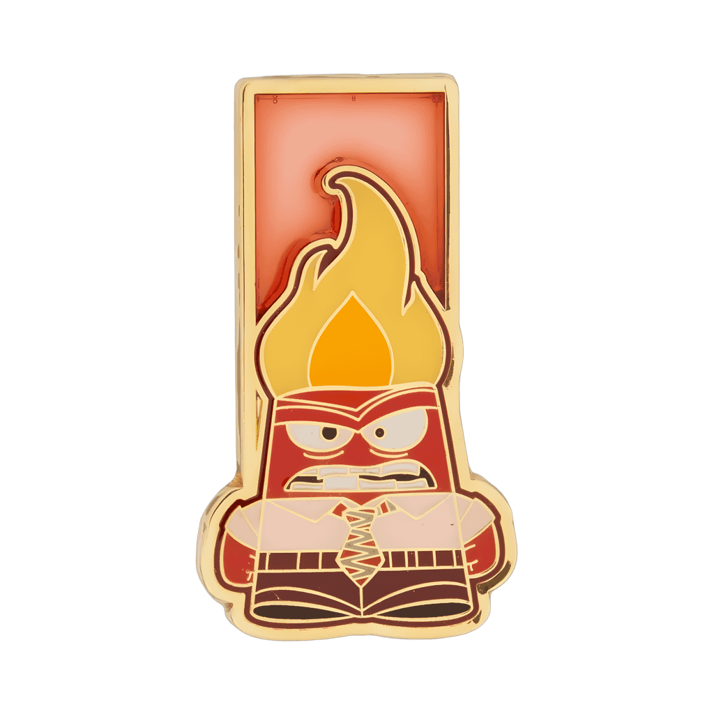 Anger Portrait Disney pin