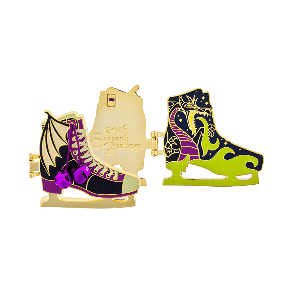Maleficent Ice Skates Disney pin