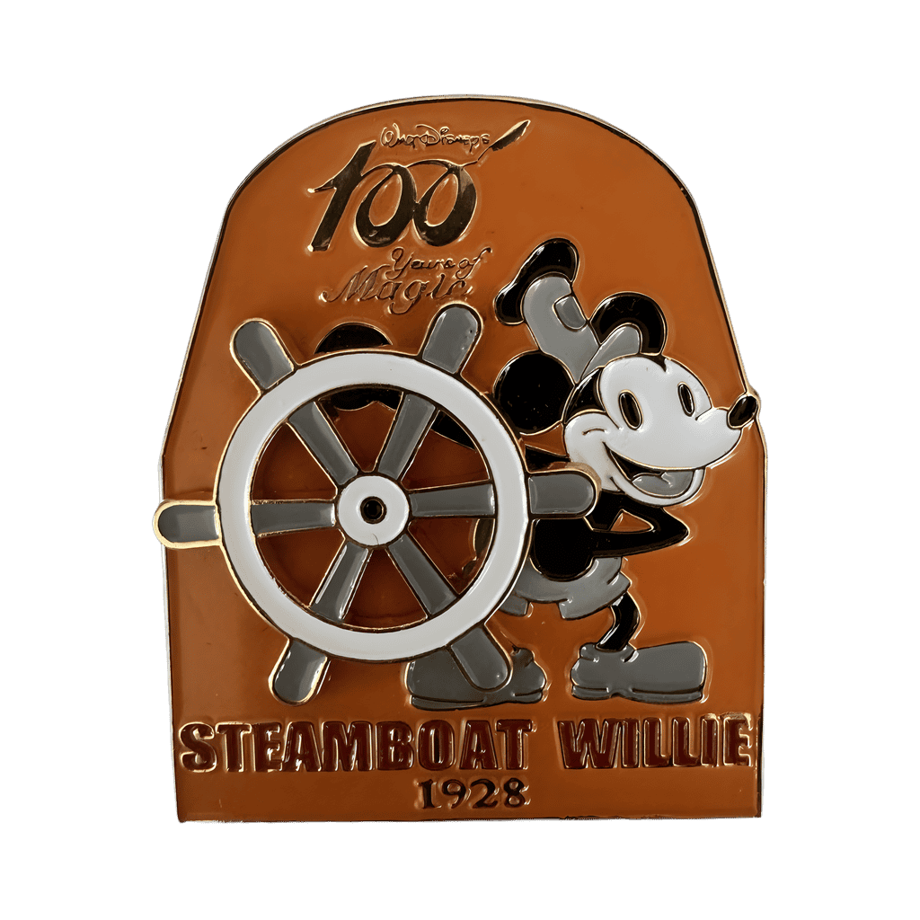 Steamboat Willie Disney pin