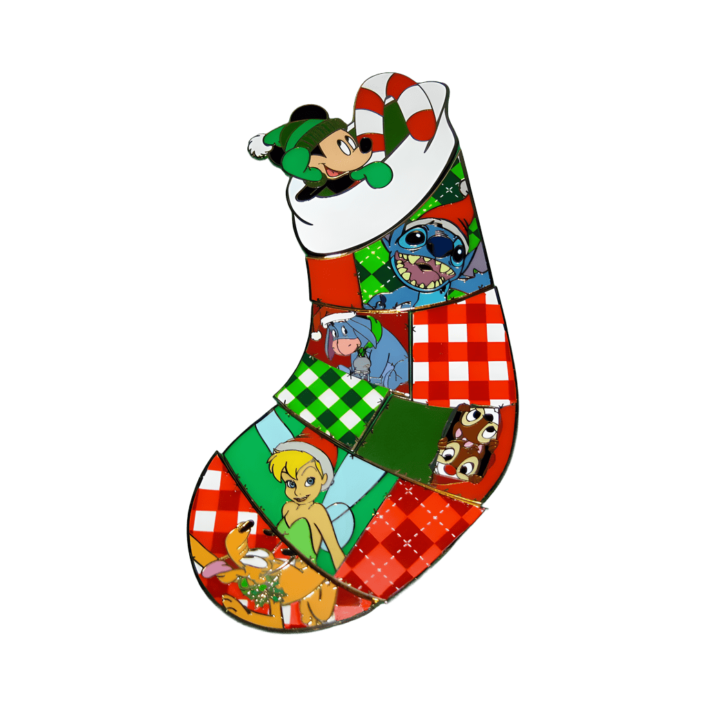 Christmas Stocking Puzzle Complete Set Disney pin