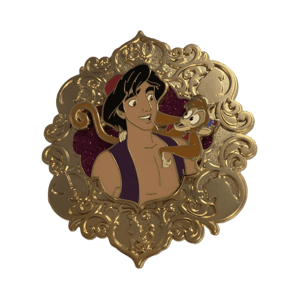 Aladdin and Abu Disney pin