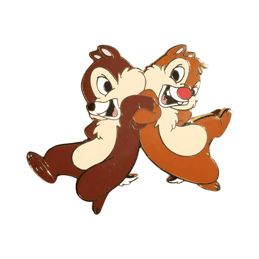 Chip and Dale Back-to-Back Disney pin
