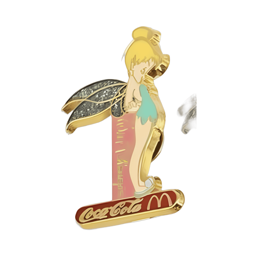 Tinker Bell (Head Down) - Pink Variant Disney pin
