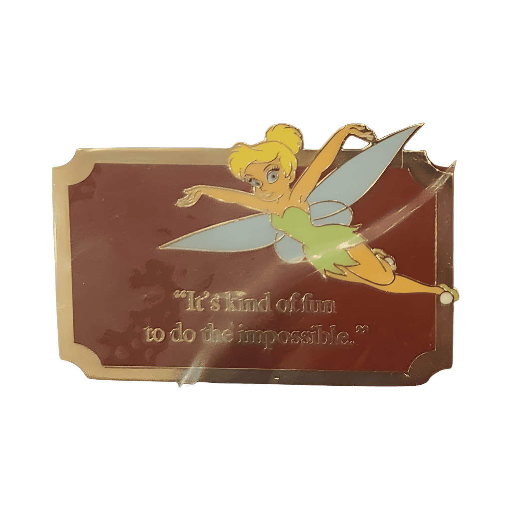 Walt Disney Quote Plaques Framed Set — "It's Kind of Fun to Do the Impossible" Disney pin