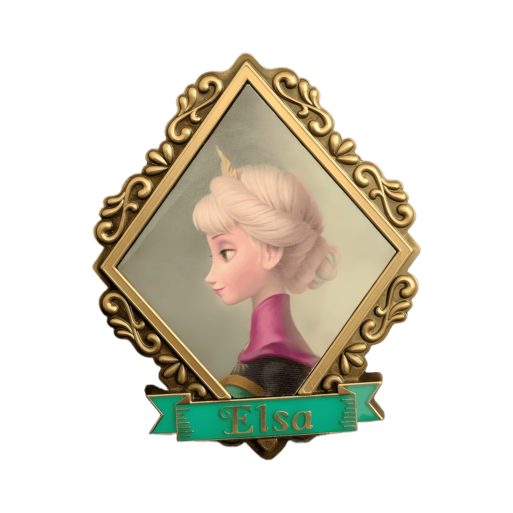 Elsa Portrait Disney pin