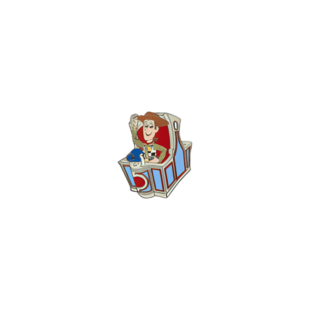 Woody on Toy Story Midway Mania Disney pin