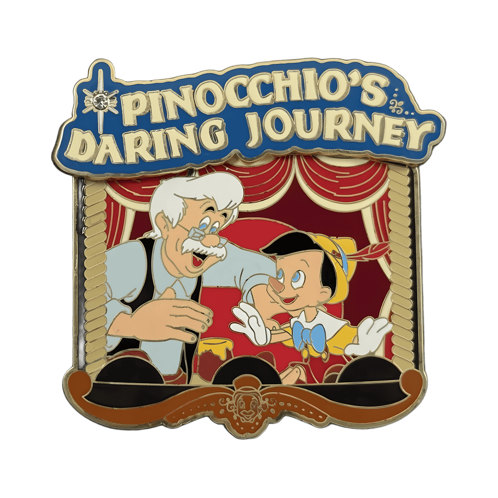 Gepetto and Pinocchio Disney pin