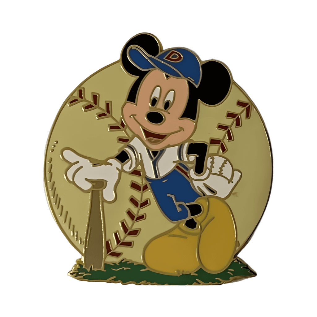 Baseball Player Mickey Disney pin