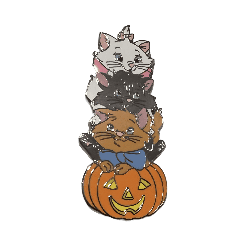 Disney Cats in Pumpkins (Citrouille) - Aristokittens Disney pin