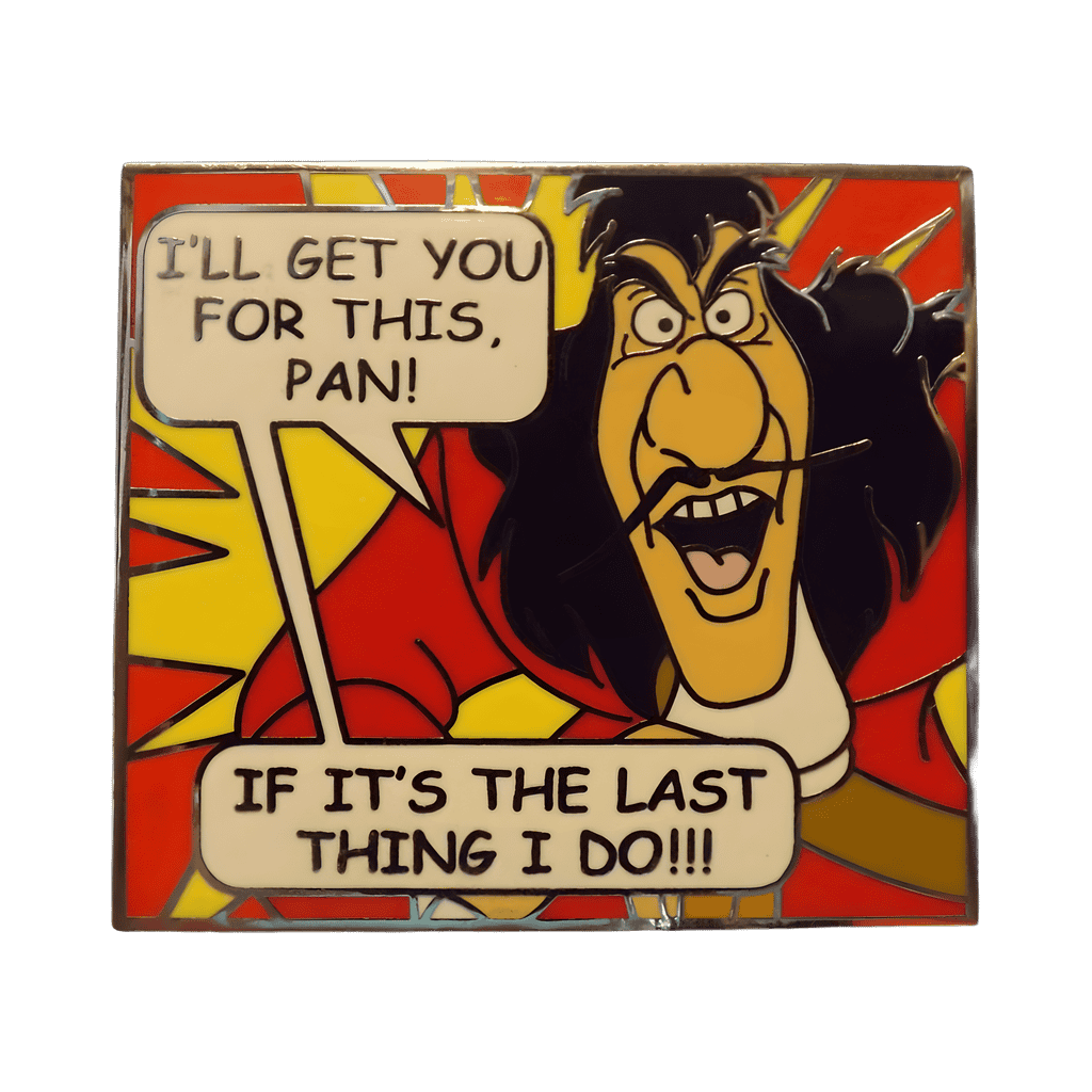 Captain Hook Disney pin