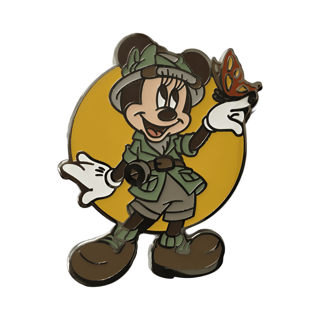 Safari Minnie with Butterfly Disney pin
