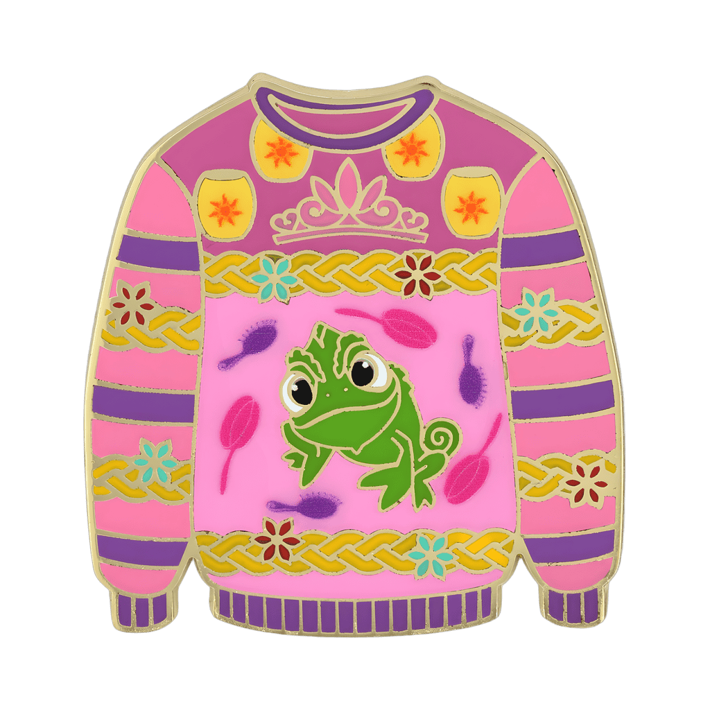 Tangled Pascal Ugly Sweater Disney pin