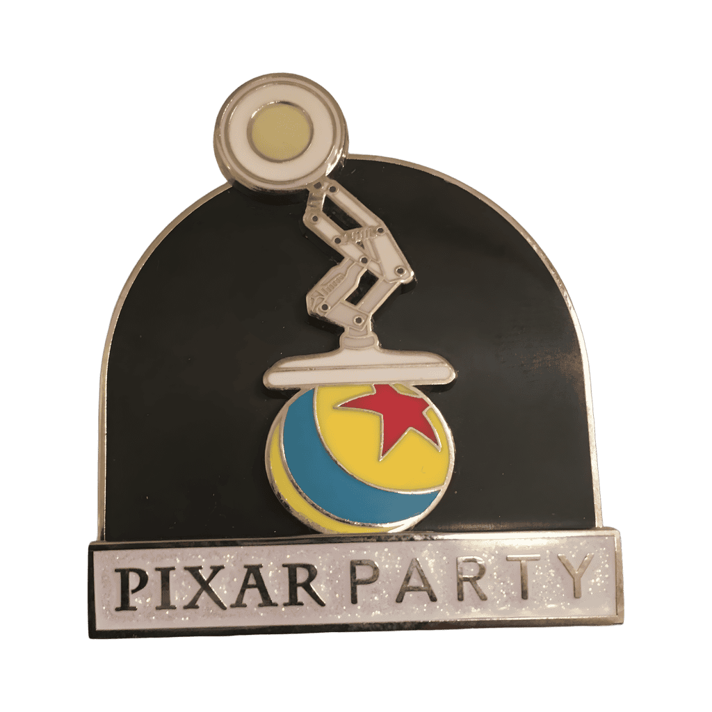 Luxo Jr. Lamp on Luxo Ball Standee Disney pin
