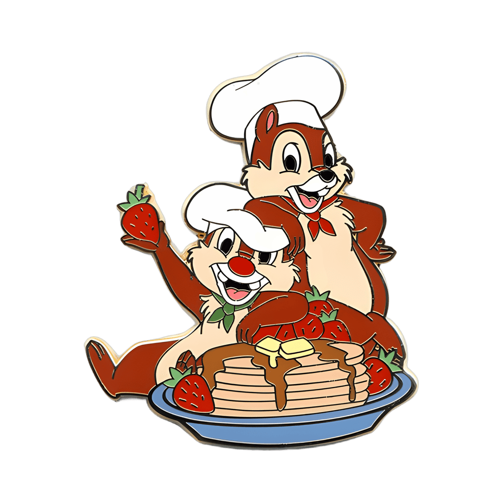 Pancake Chef Chip & Dale Disney pin