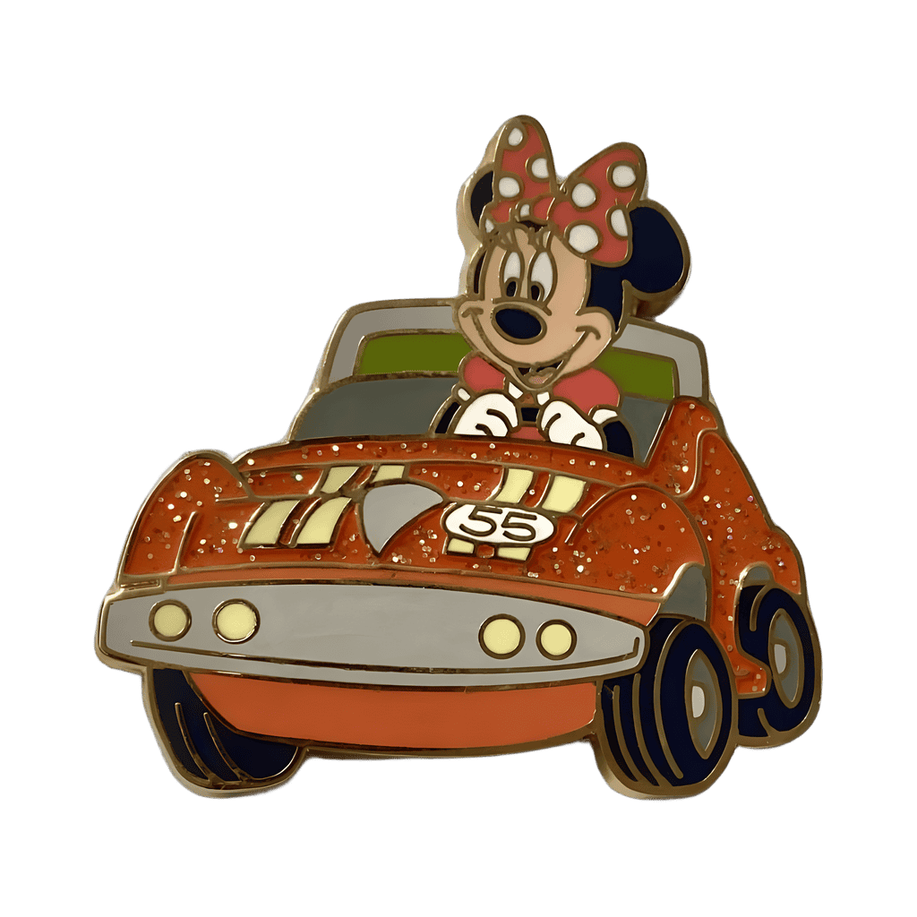 Minnie in Red Autopia Car - Cast pin fair Disney pin