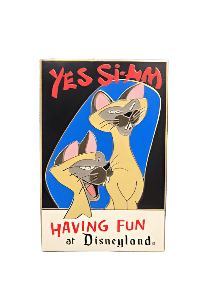 Yes Si-Am Having Fun at Disneyland - Si & Am Disney pin