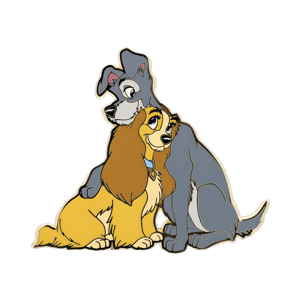 Lady and the Tramp Disney pin