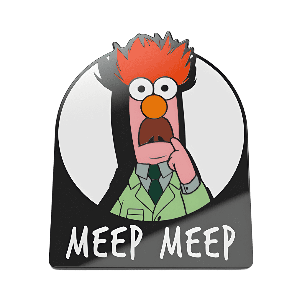 Beaker Meep Meep Disney pin