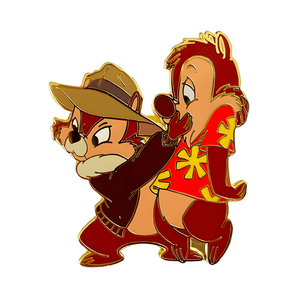 Rescue Rangers - Chip Shushing Dale Disney pin