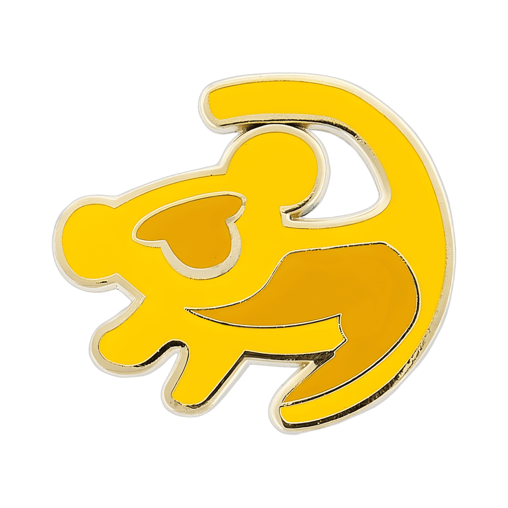 Simba's Silhouette Disney pin