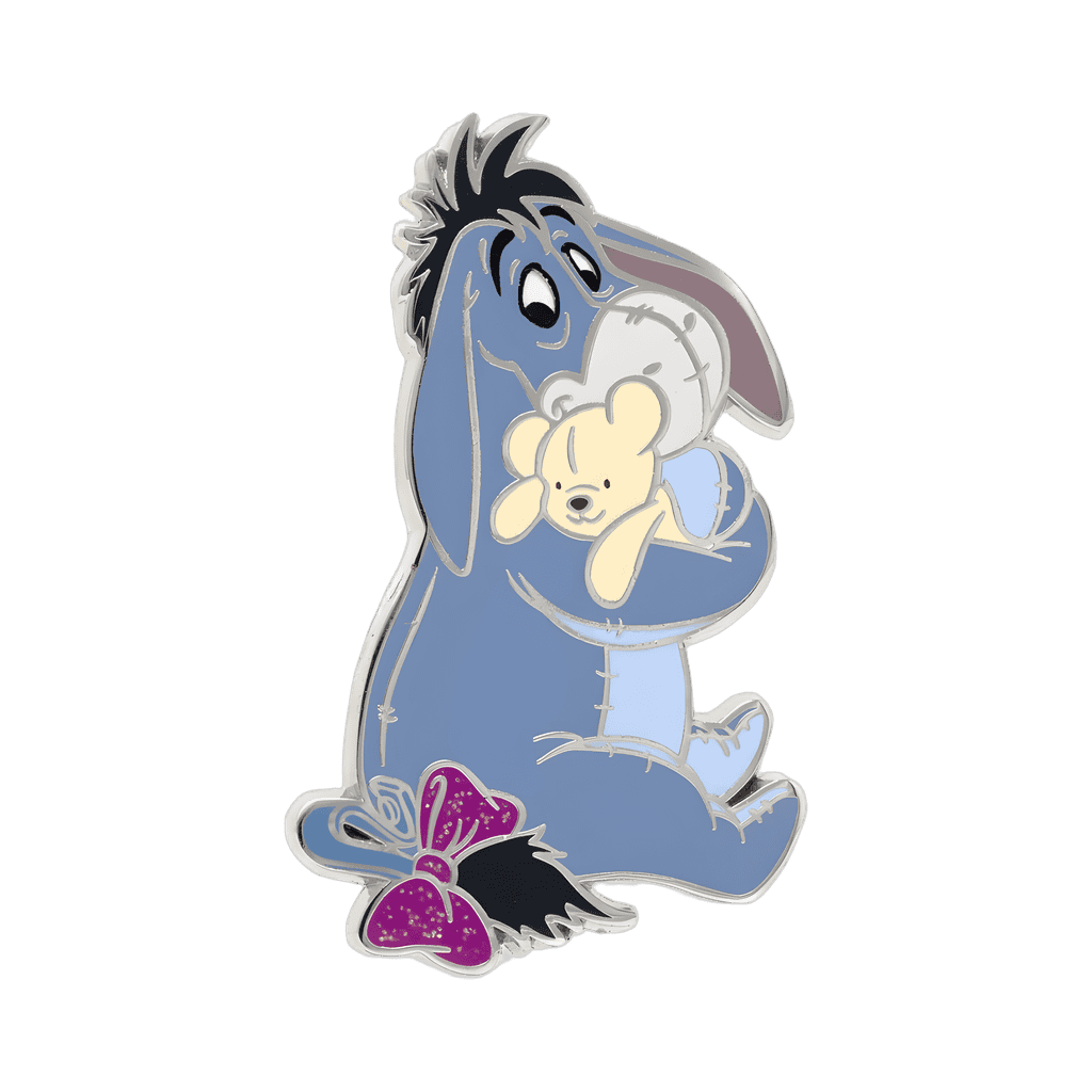 Eeyore Hugging Bear Disney pin