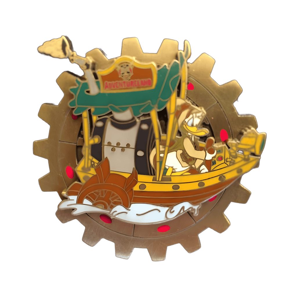 Steampunk Attractions - Donald and Jungle Cruise Disney pin
