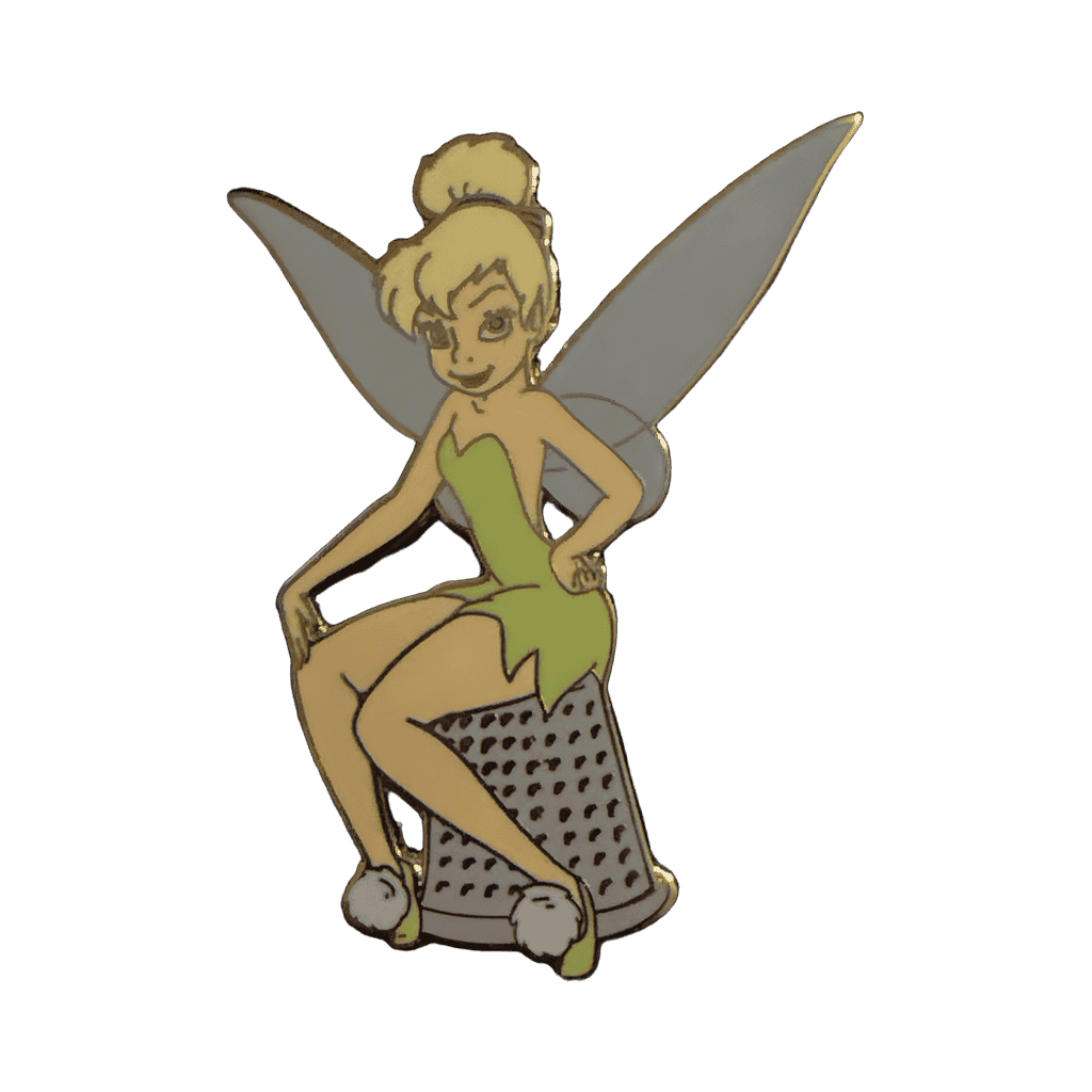 Tink on a thimble Disney pin