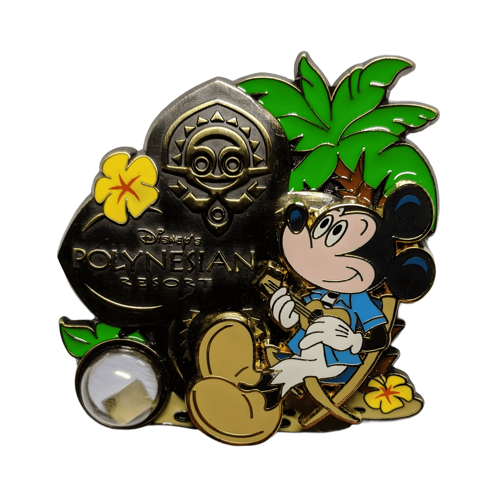 Polynesian Village with Mickey Mouse Disney pin