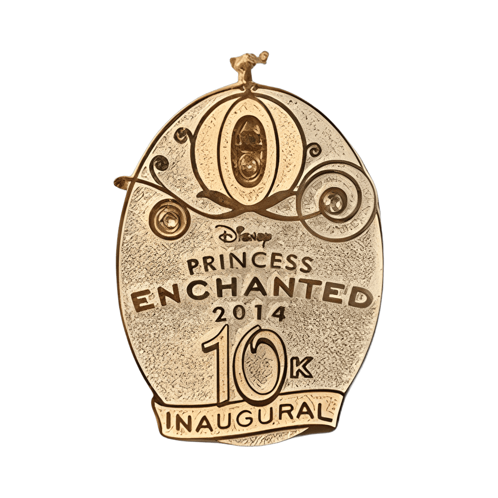 Cinderella carriage princess enchanted 10 K inaugural pin Disney pin
