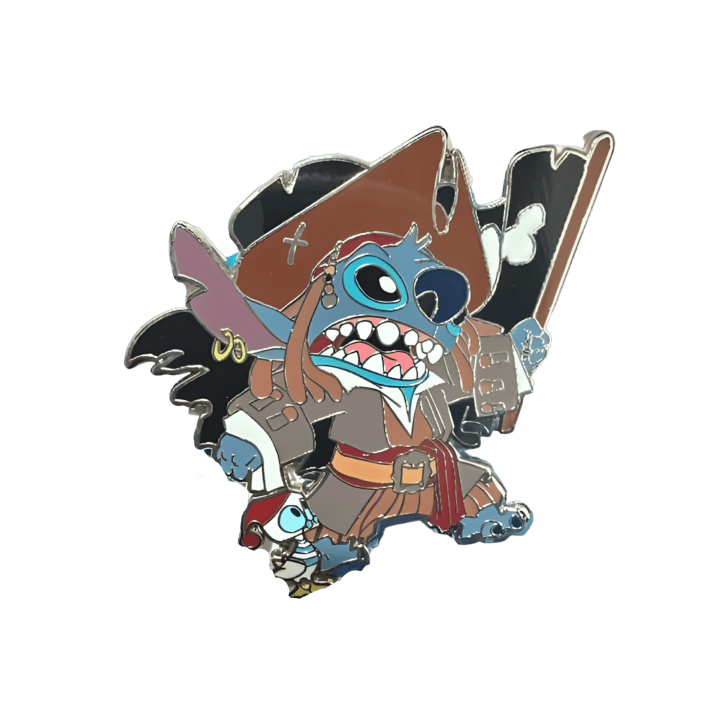 Stitch as a pirate Disney pin