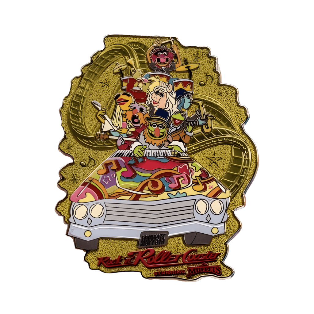 Rock 'n' Roller Coaster The Muppets Disney pin