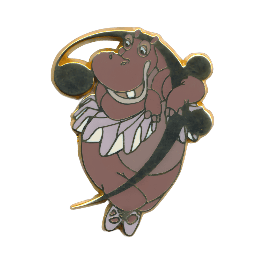 Hyacinth Hippo with a Bass Clef Disney pin