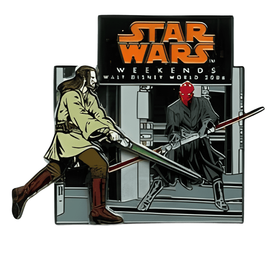 Darth Maul vs. Qui-Gon Jinn Disney pin