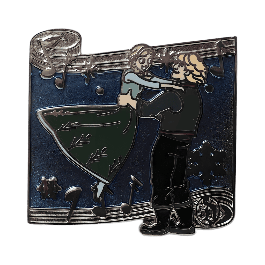 Dancing Scroll Mystery Collection - Anna and Kristoff CHASER Disney pin