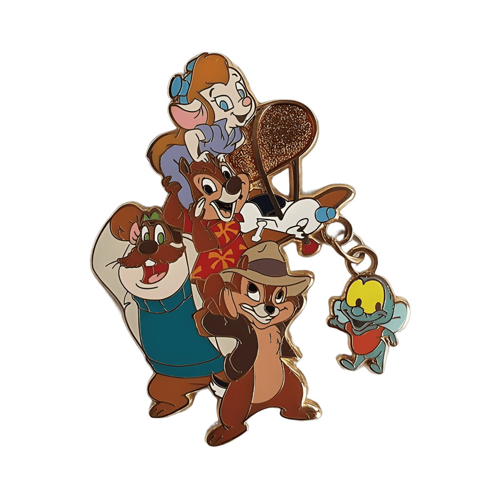 Chip, Dale, Monterey Jack, Gadget & Zipper Disney pin