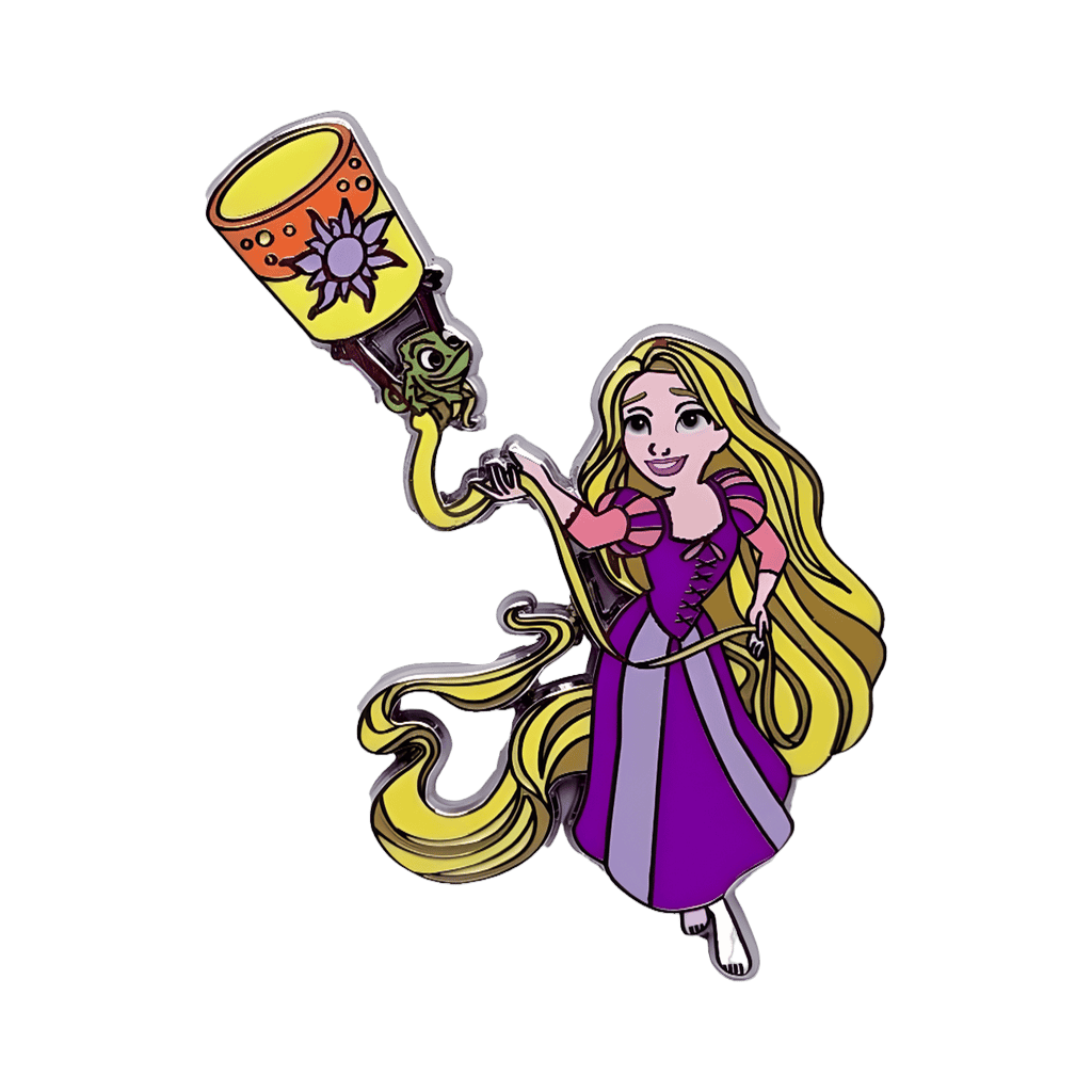 Rapunzel and Pascal with Floating Lantern Disney pin