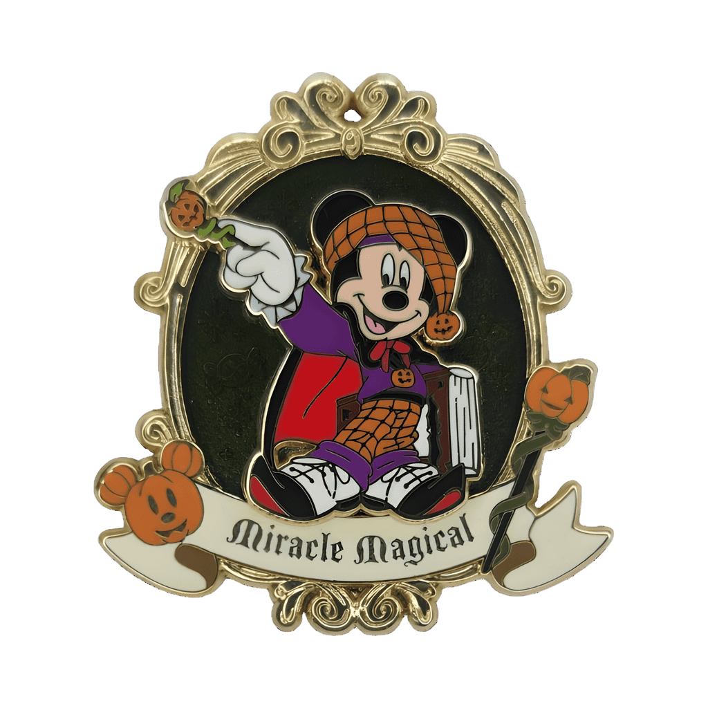 Miracle Magical Mickey on Gold Frame Disney pin