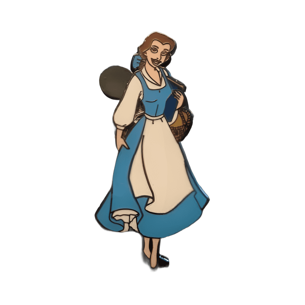 Belle in Her Blue Dress Disney pin