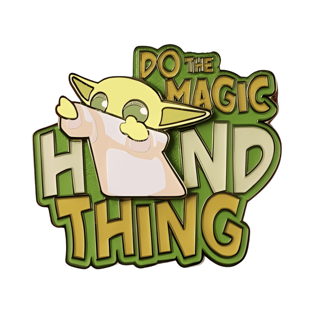 Do the Magic Hand Thing - Grogu Disney pin