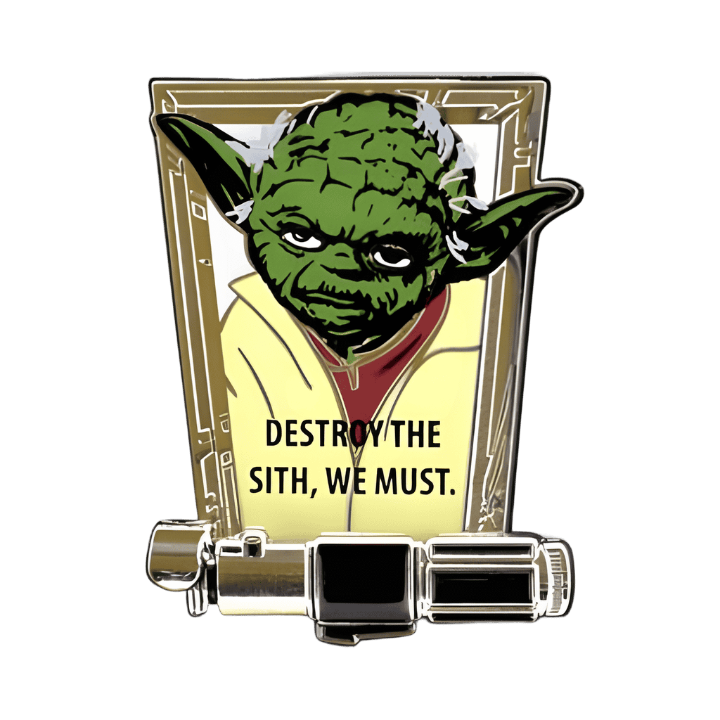 Sculpted Lightsaber - Yoda Disney pin