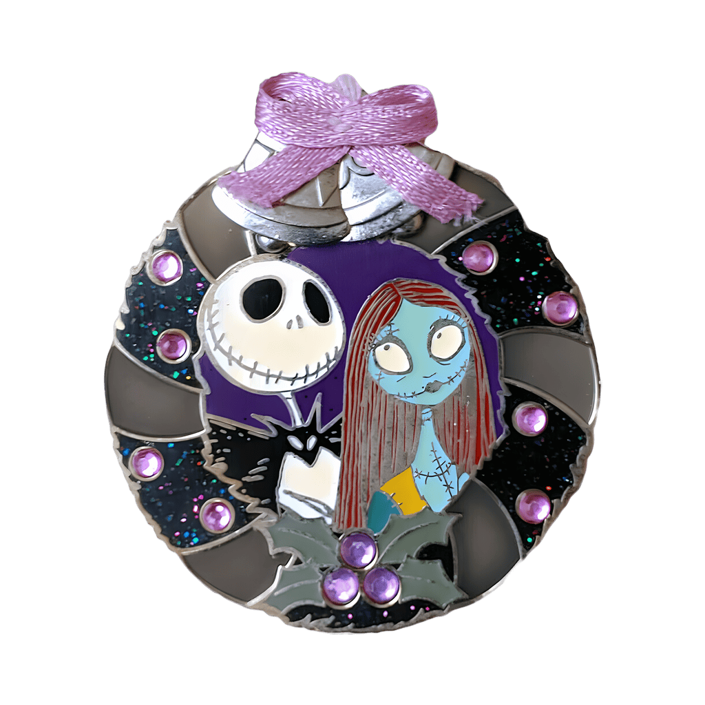 Jack & Sally Wreath Disney pin