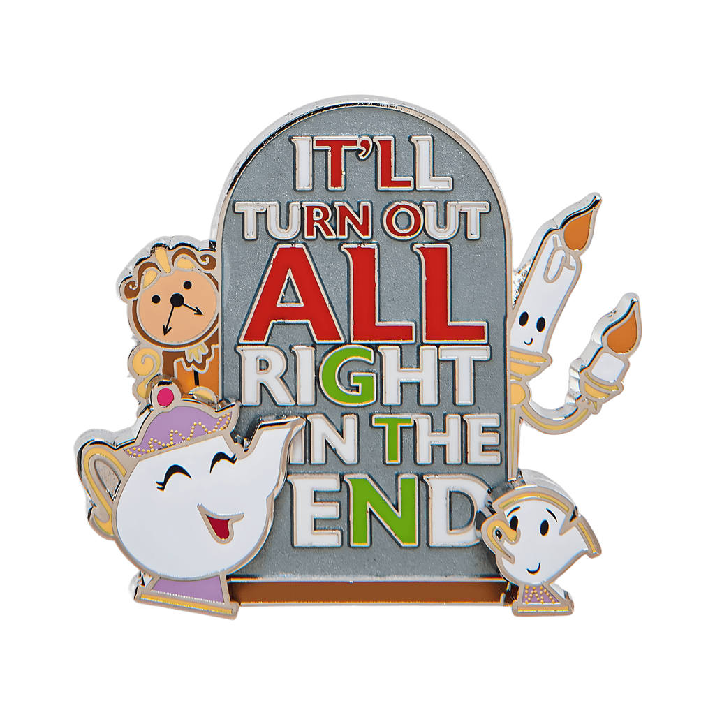 Family Mottos - Beauty and the Beast Quote Disney pin