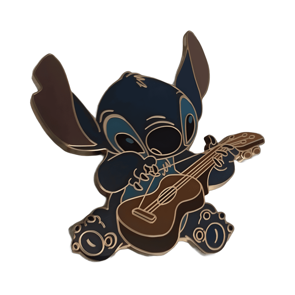 Stitch Playing Ukulele Disney pin
