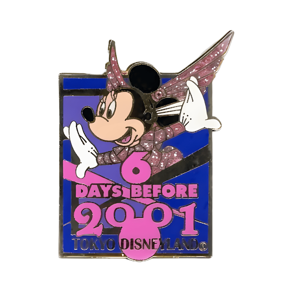 Minnie Mouse 6 Days to Before. Disney pin